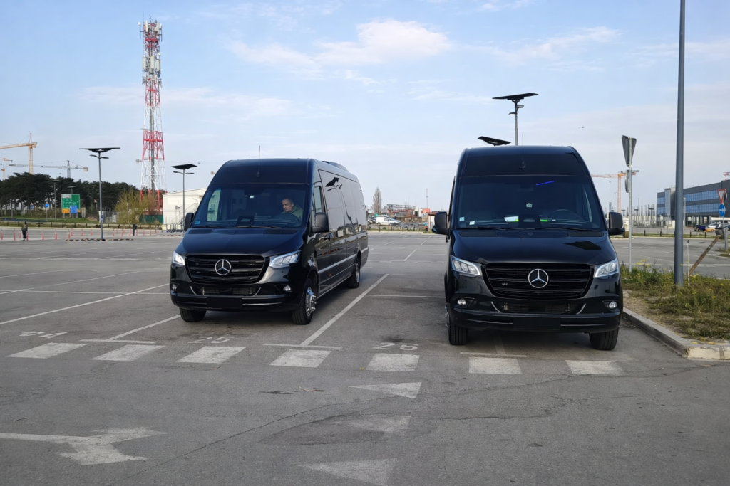 Belgrade Hire a minibus with driver. Serbian Ride fleet